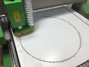 Резка алюминевых композитных панелей