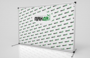 Баннер с логотипом для фотосессии