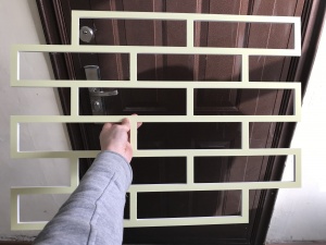 Трафарет для декоративной штукатурки