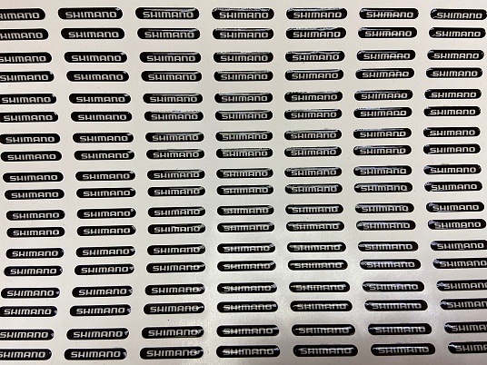 Печать объемных наклеек