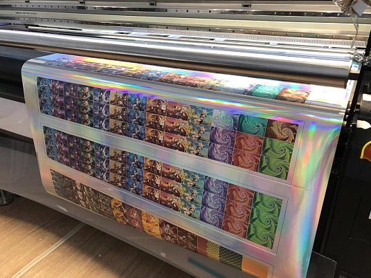 Печать на голографической плёнке