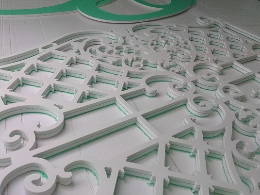 Фрезерная резка пластика ПВХ