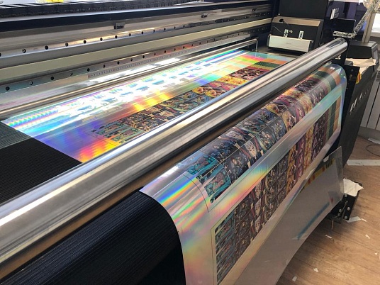 Печать на голографической плёнке