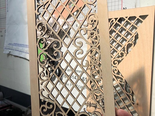 Лазерная резка фанеры