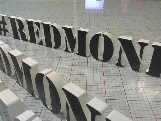 Изготовление объемных букв.