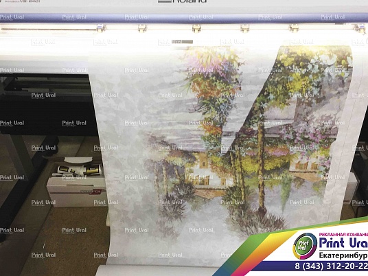 Печать фотообоев
