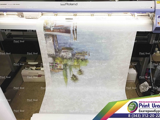 Печать фотообоев