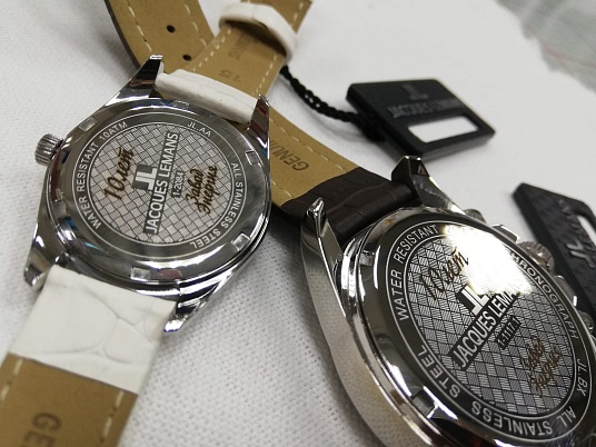 Гравировка на часах, браслетах