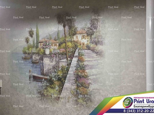 Печать фотообоев