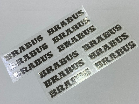 Изготовление никелевых наклеек