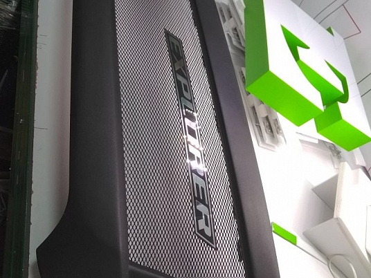 Изготовление объемных букв.