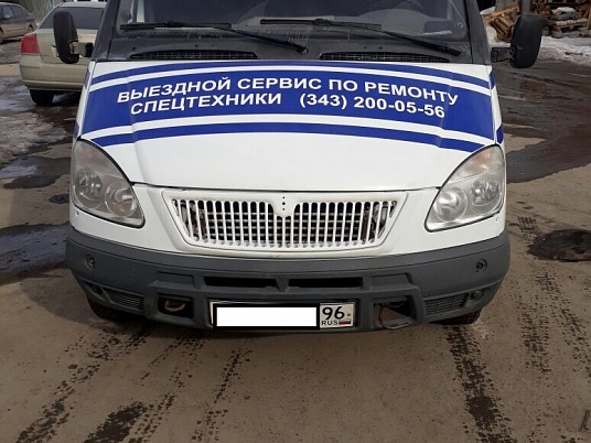 Реклама на автомобиль Газель, "Доктор Кран"