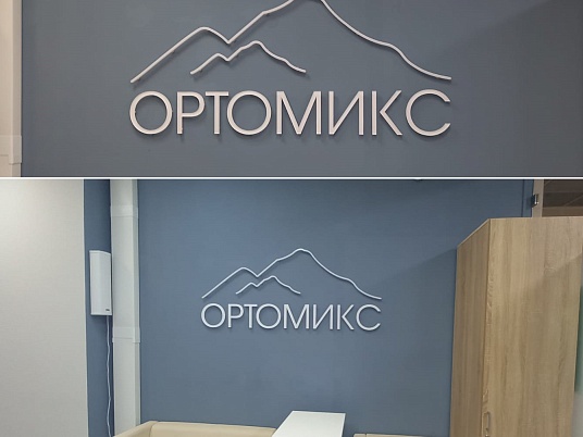 Интерьерная  вывеска (Буквы плоские)