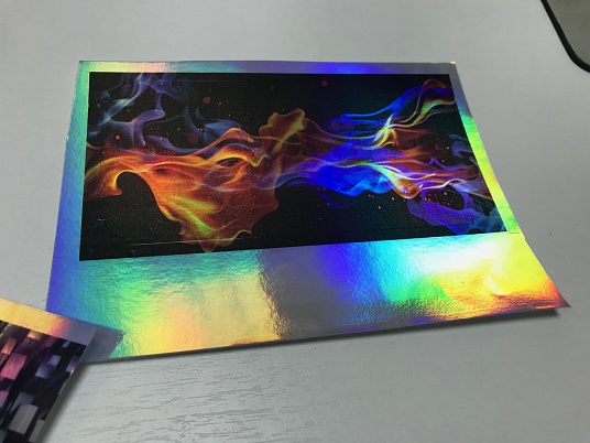 Печать на голографической плёнке