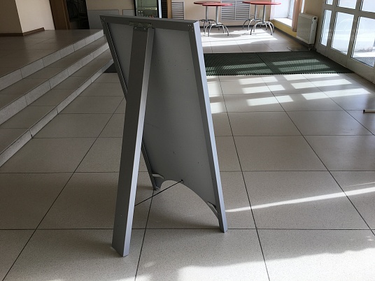 Штендер рекламный интерьерный, легкий