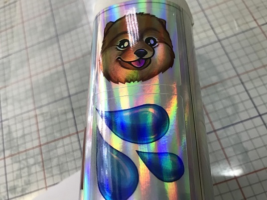 Печать на голографической плёнке