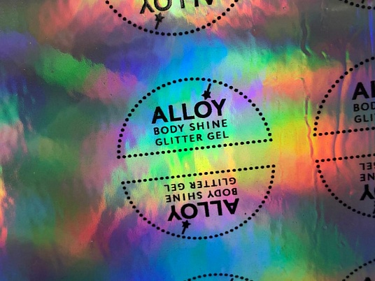 Печать на голографической плёнке