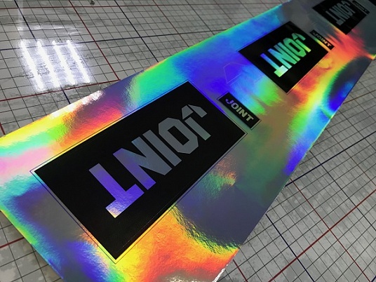 Печать на голографической плёнке