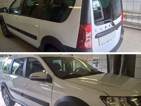 Брендирование лада ларгус "Дом Роз"