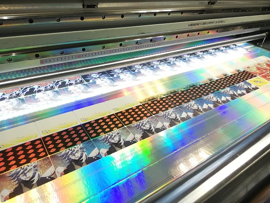 Печать на голографической плёнке