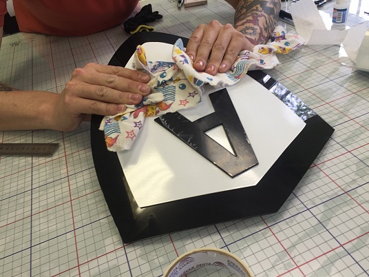 Табличка из оргстекла световая "А-Секьюрити"