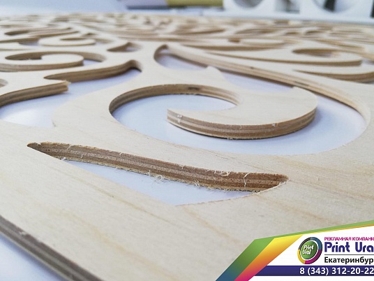 Фрезерная резка, гравировка дерева