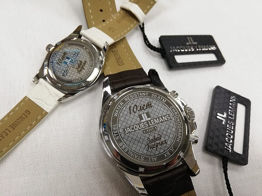 Гравировка на часах, браслетах