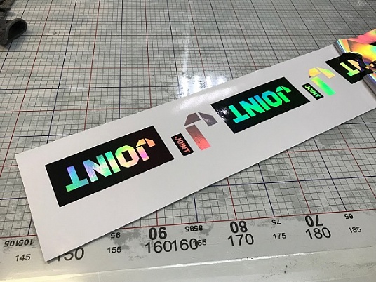 Печать на голографической плёнке