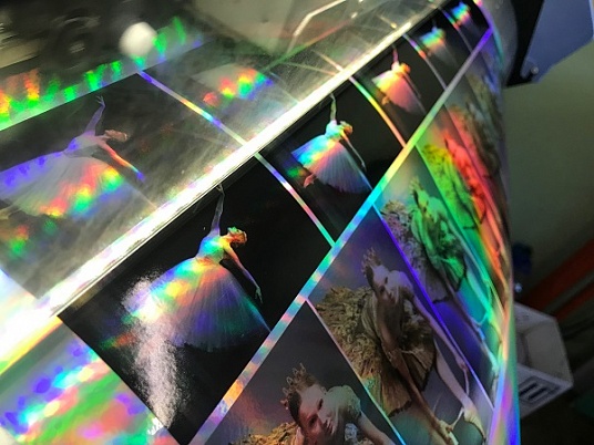 Печать на голографической плёнке