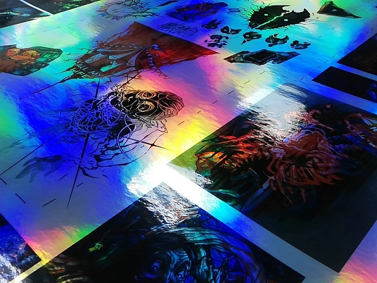 Печать на голографической плёнке