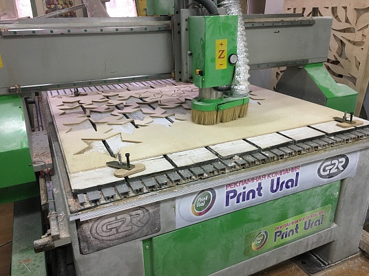 Фрезерная резка, гравировка дерева