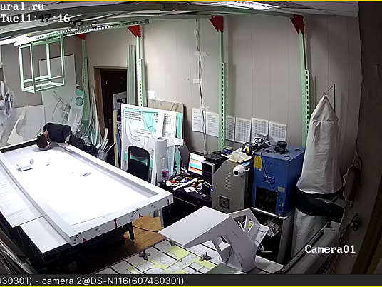 Вывеска световая "Сервисный центр Рестарт"