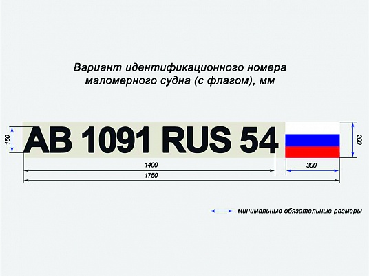 Номер на лодку и катер