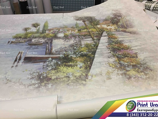 Печать фотообоев
