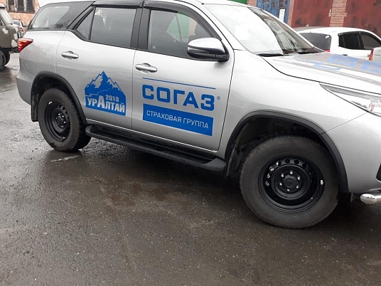 Брендирование автомобиля для организации "Согаз страховая группа"