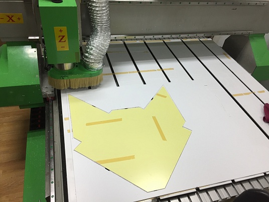 Фрезерная резка пластика ПВХ