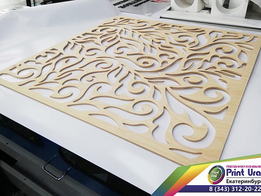 Фрезерная резка, гравировка дерева